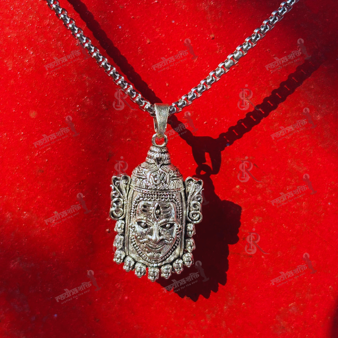 Ujjain Mahakaal Silver Pendant