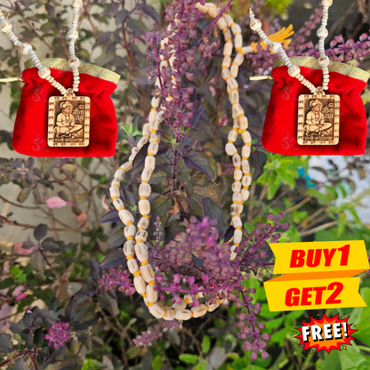 Hanuman Ji Kanthi with Tulsi Jap Mala (108 Beads)