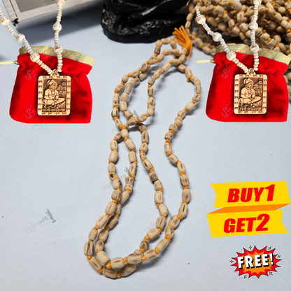 Hanuman Ji Kanthi with Tulsi Jap Mala (108 Beads)