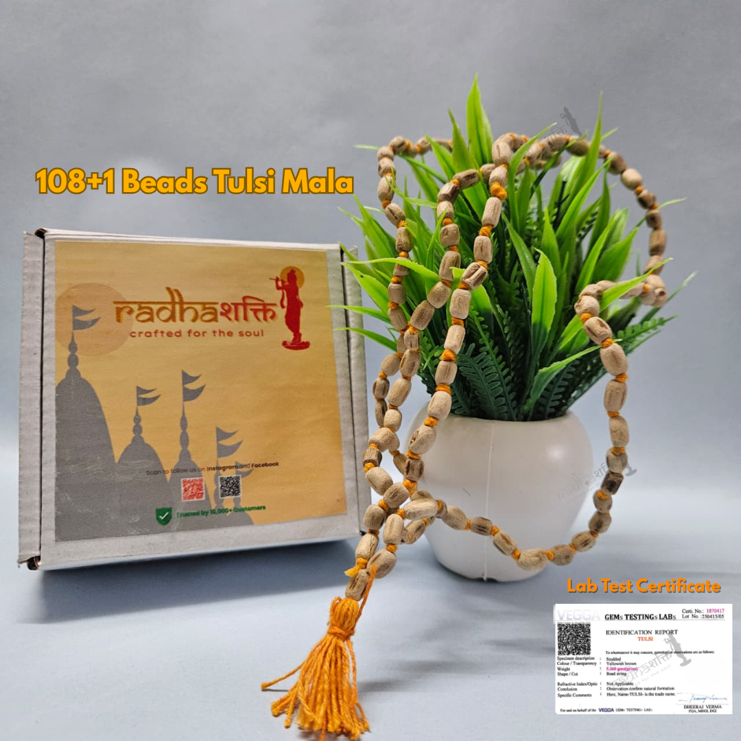 Hanuman Ji Kanthi with Tulsi Jap Mala (108 Beads)