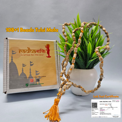 Hanuman Ji Kanthi with Tulsi Jap Mala (108 Beads)