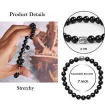 Black Tourmaline Buddha Bracelet For Men