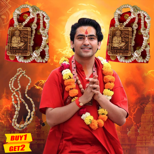 Hanuman Ji Kanthi with Tulsi Jap Mala (108 Beads)