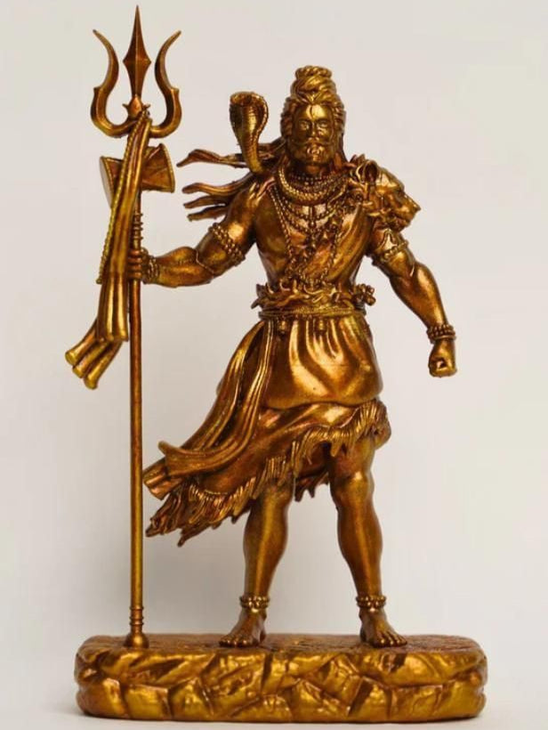 Shiva Statue Car Dashboard Idol