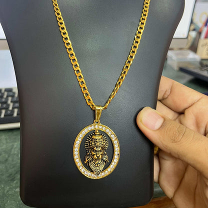 Gold-plated Hanuman Ji Pendant