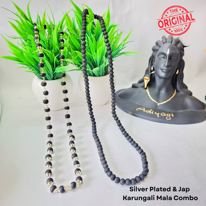 Karungali Malai Silver Plated Combo